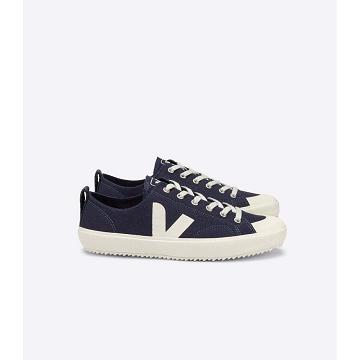 Men's Veja NOVA CANVAS Shoes Blue | ZA 247MQZ